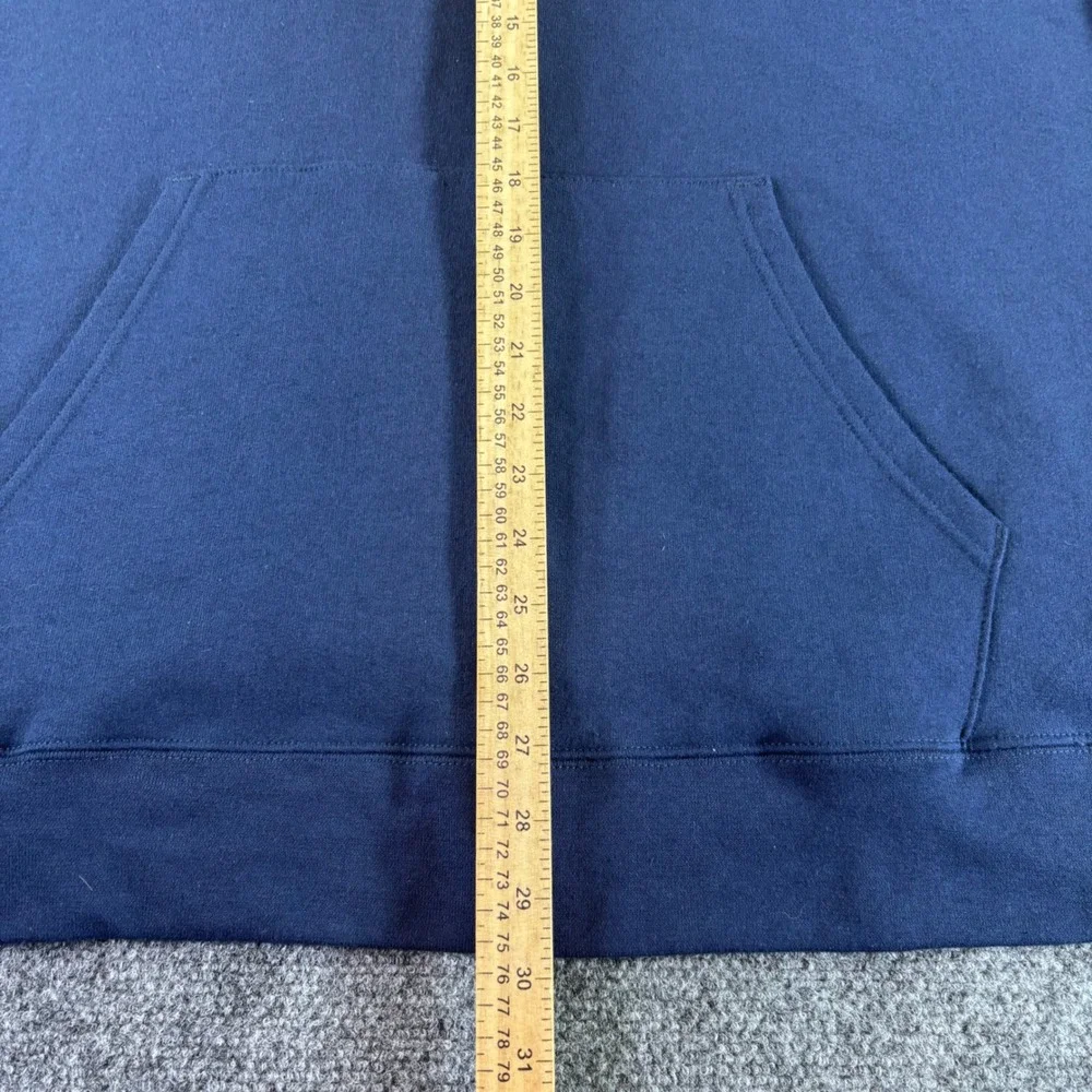 Adidas Hoodie Mens 2XL Navy Blue Michigan Wolverines Embroidered NCAA Sweatshirt